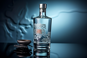美酒品酒酒具摄影图