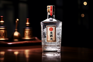 美酒酒杯饮品摄影图