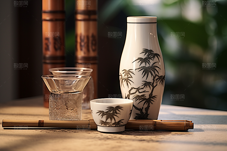 美酒高清酒瓶摄影图