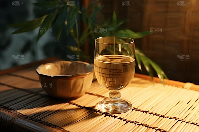 美酒酒瓶高清摄影图