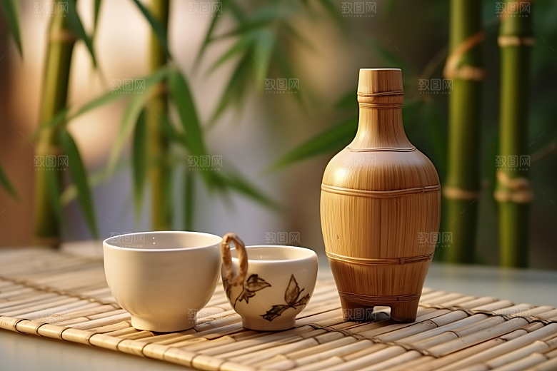 美酒饮品品酒摄影图