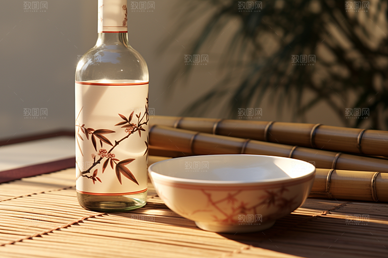 美酒饮品酒具摄影图
