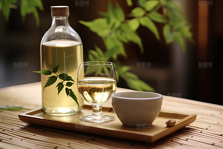 美酒品酒精致摄影图
