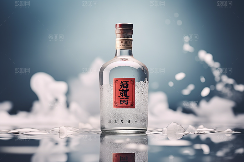 美酒饮品酒器摄影图