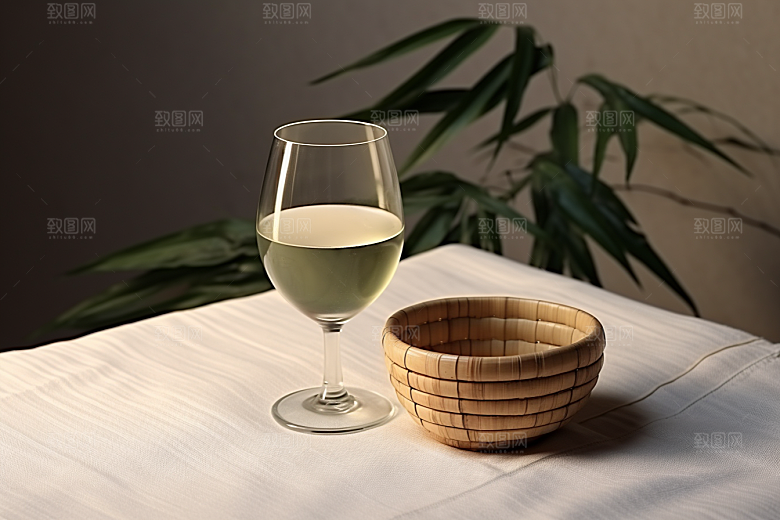 美酒高清畅饮摄影图