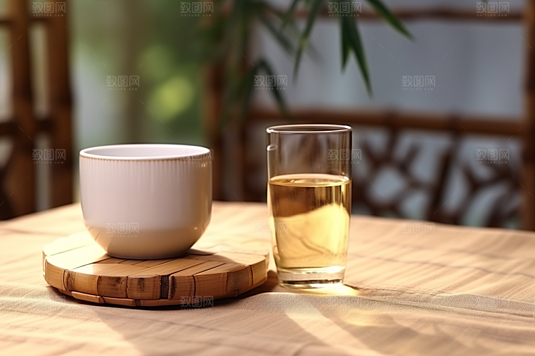 美酒酒器饮品摄影图