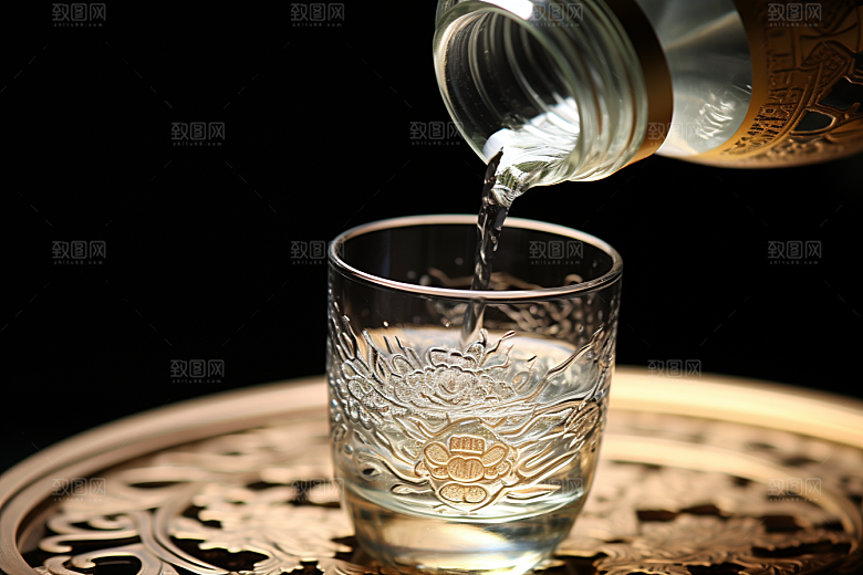 美酒高清酒器摄影图