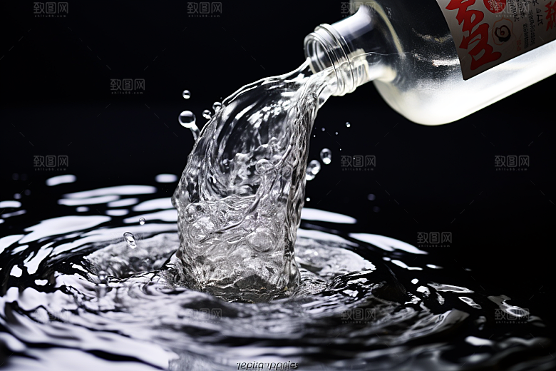 美酒酒器酒杯摄影图
