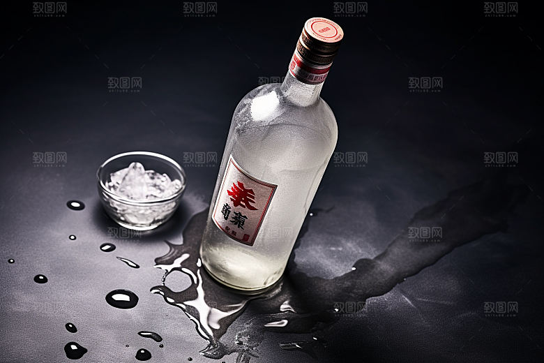 美酒酒杯品酒摄影图