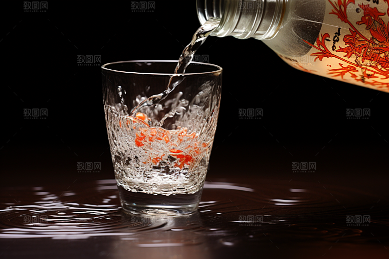 美酒酒具高清摄影图