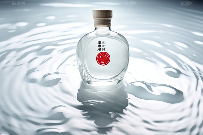 美酒酒杯酒器摄影图