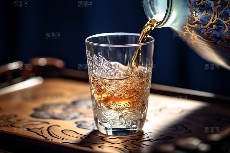 美酒高清酒器摄影图
