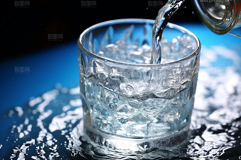 美酒酒瓶酒杯摄影图