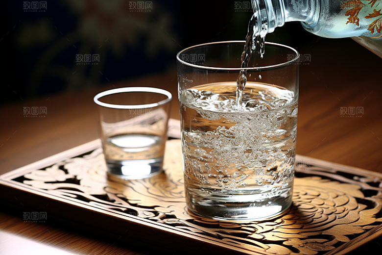 美酒高清畅饮摄影图