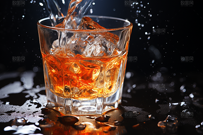 美酒高清酒瓶摄影图