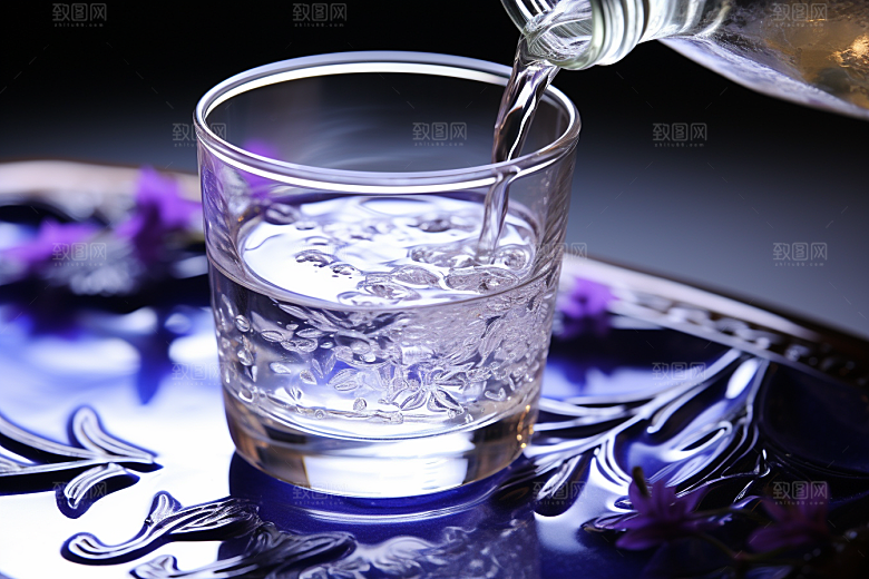 美酒饮品酒瓶摄影图