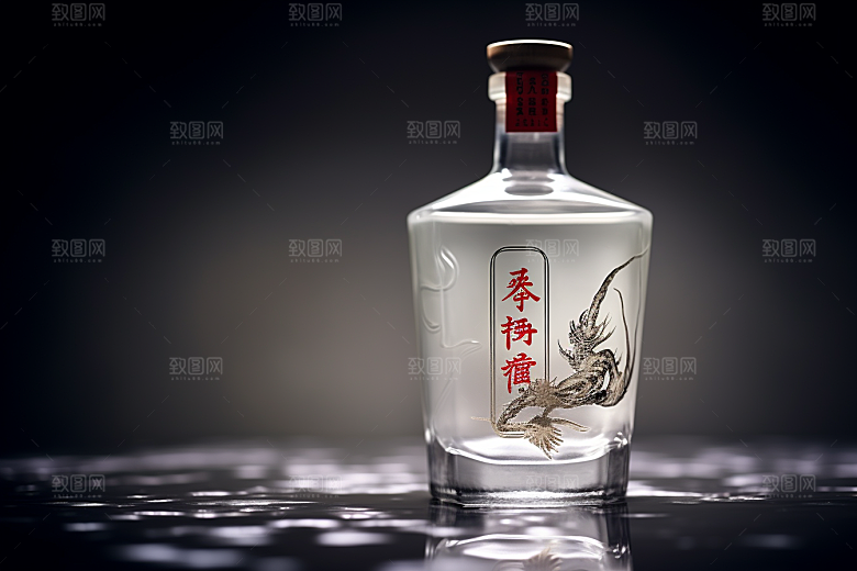 美酒畅饮精致摄影图