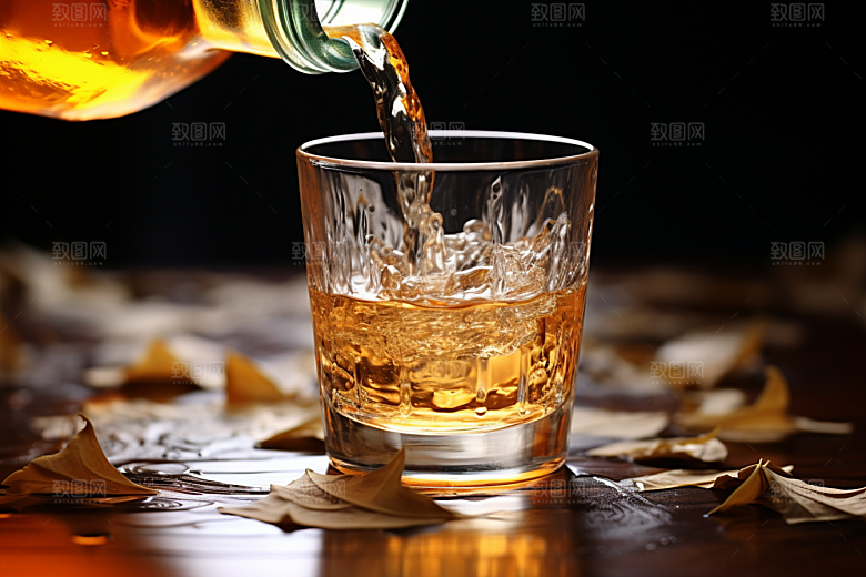 美酒酒具酒器摄影图