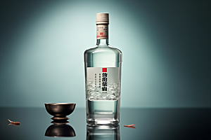 美酒畅饮酒器摄影图