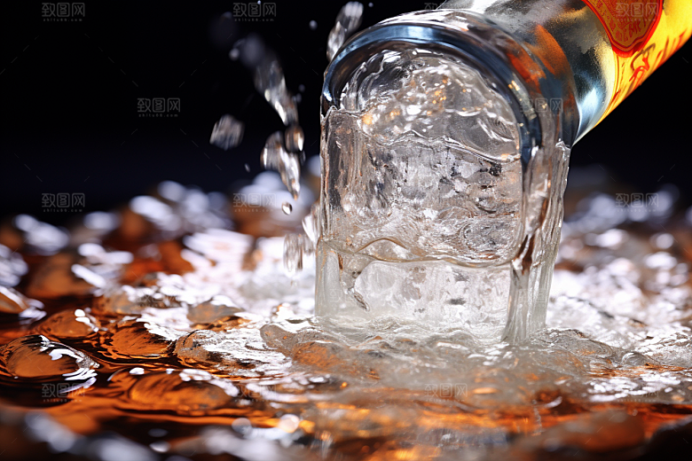 美酒酒器酒具摄影图