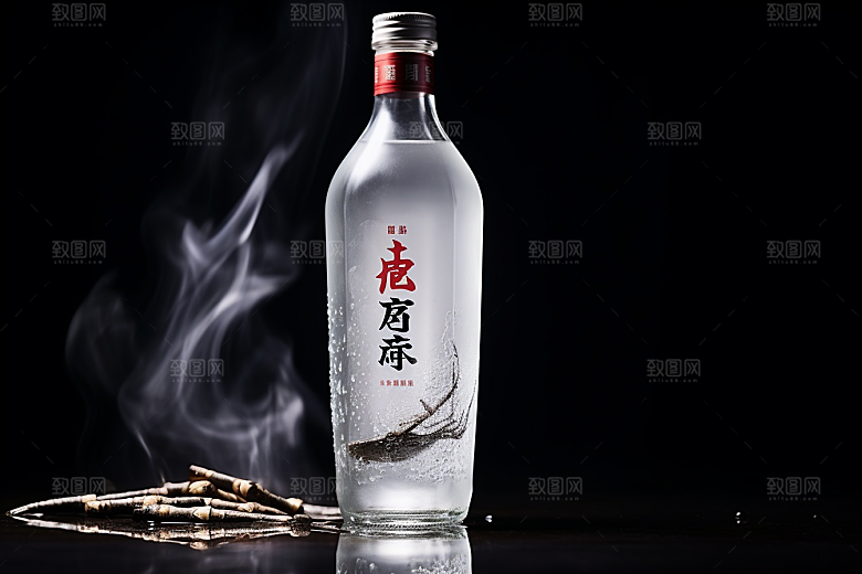 美酒酒器酒杯摄影图
