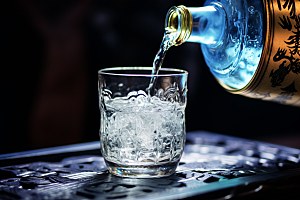 美酒精致品酒摄影图