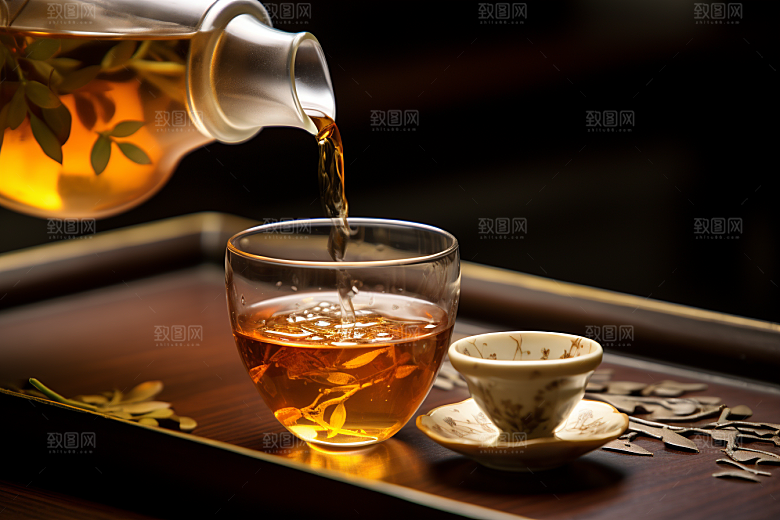 美酒畅饮精致摄影图