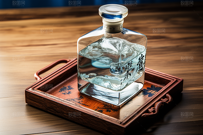 美酒酒器酒杯摄影图