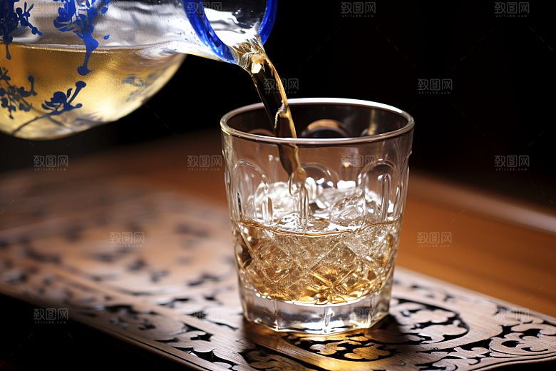美酒酒具饮品摄影图