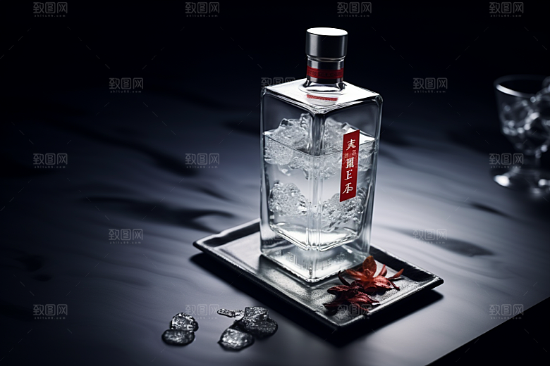 美酒酒器畅饮摄影图