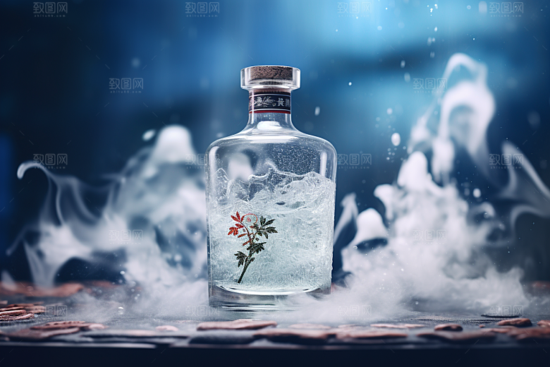 美酒酒器酒具摄影图
