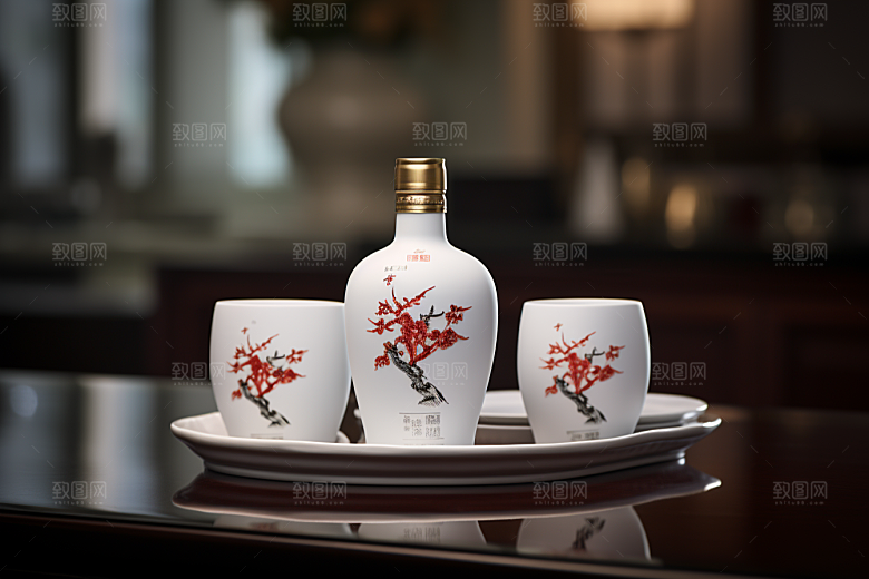 美酒酒具饮品摄影图