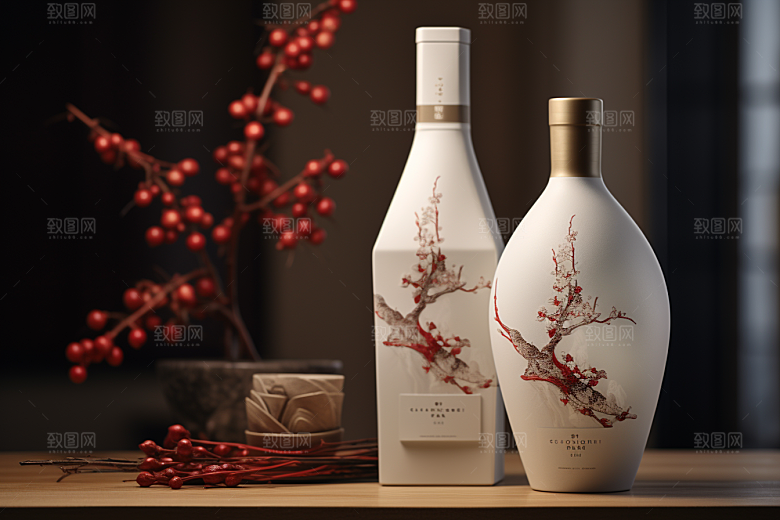 美酒畅饮高清摄影图