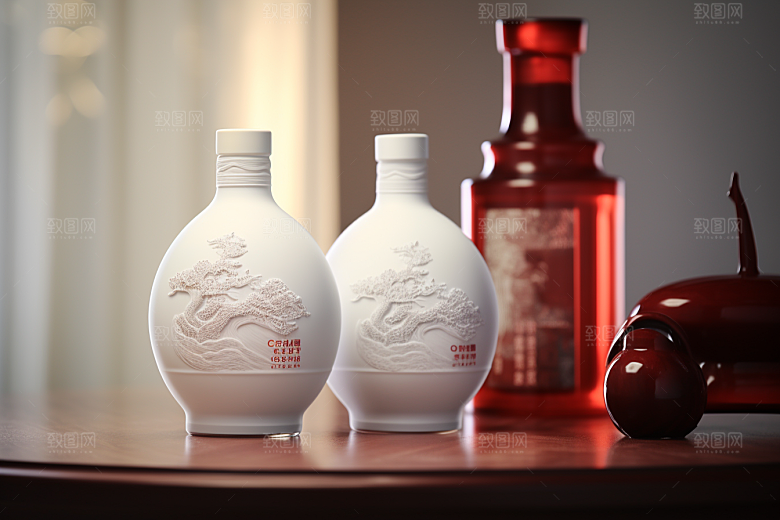 美酒高清酒器摄影图