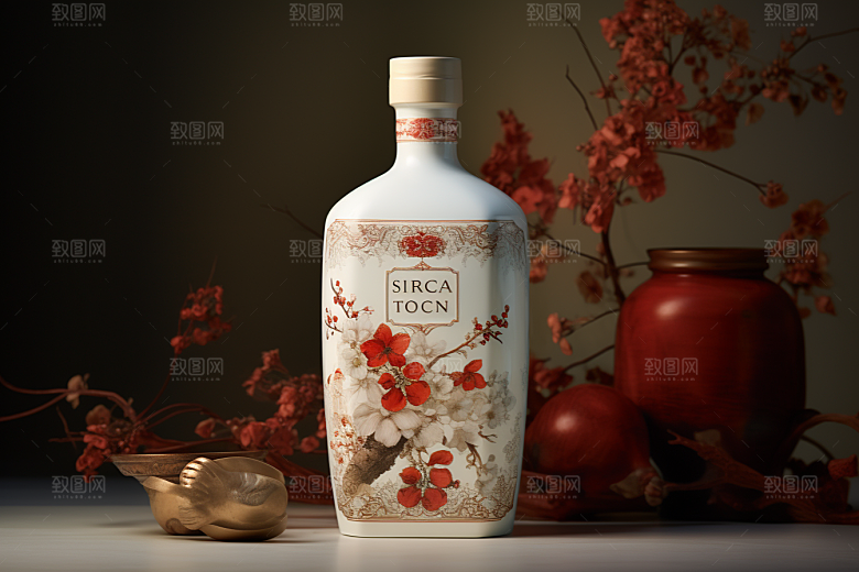 美酒酒具酒器摄影图