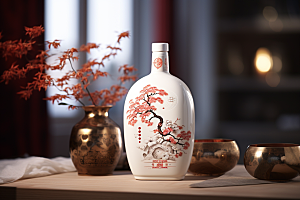 美酒高清品酒摄影图