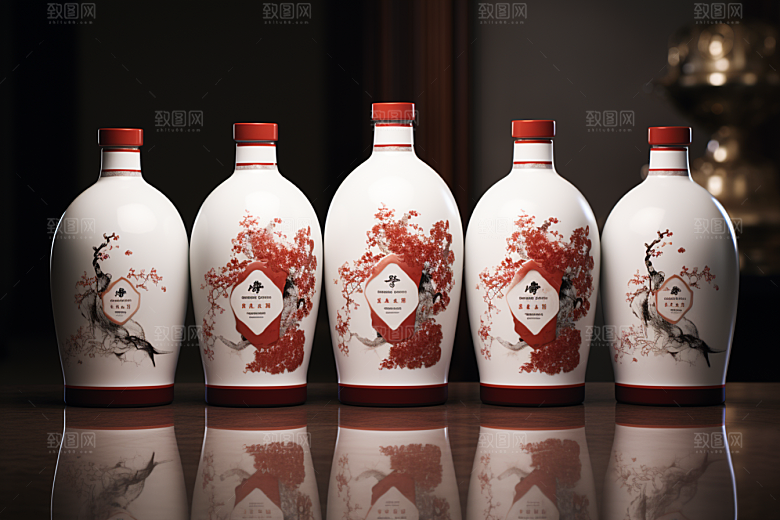 美酒品酒精致摄影图