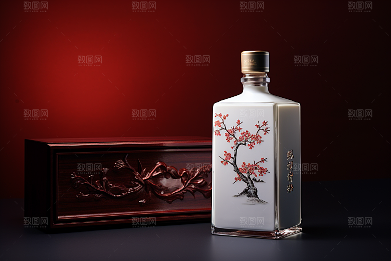 美酒酒具高清摄影图