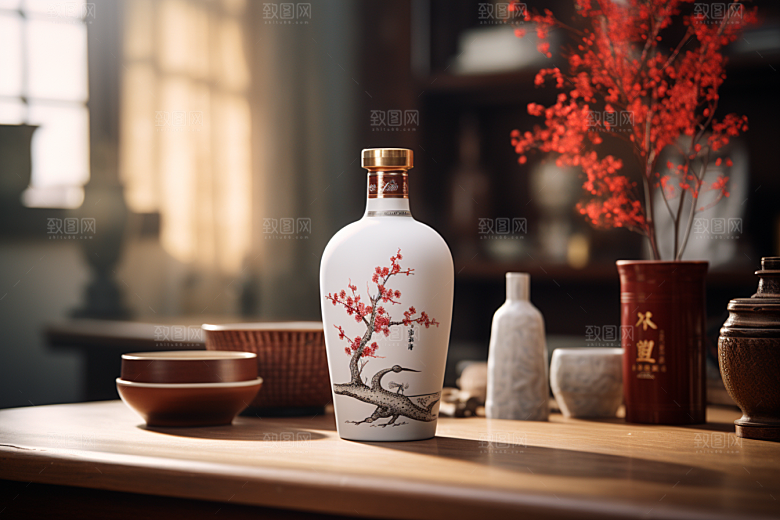 美酒饮品酒具摄影图