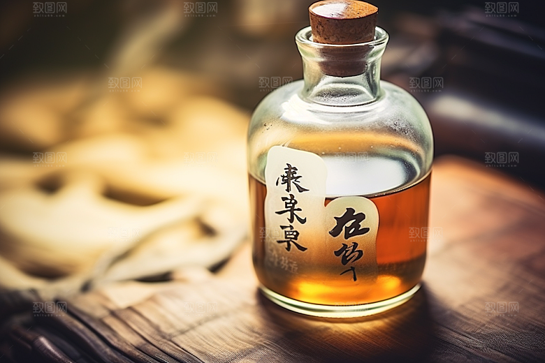 美酒品酒酒具摄影图