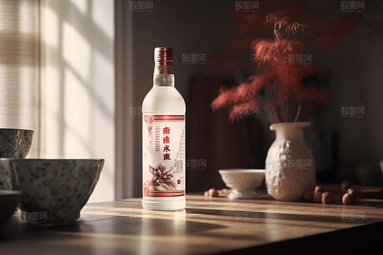 美酒酒具高清摄影图