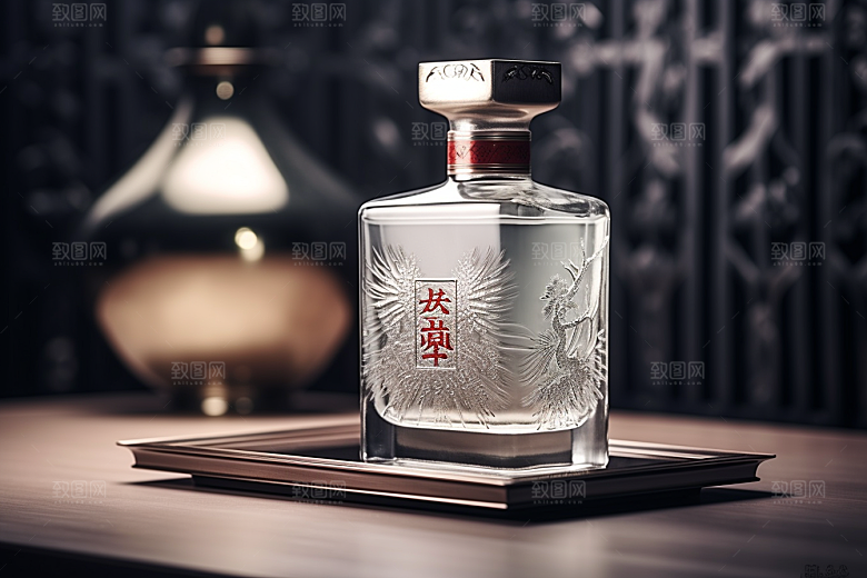 美酒酒杯高清摄影图
