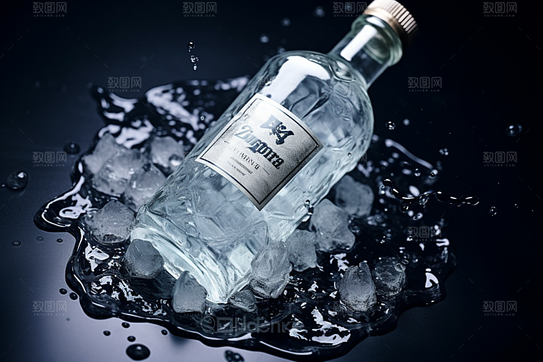 美酒酒杯酒器摄影图