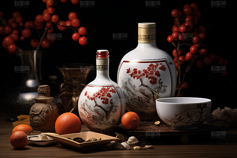 美酒高清酒杯摄影图