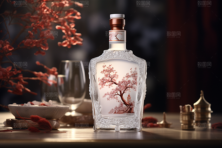 美酒高清畅饮摄影图
