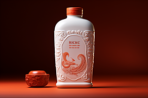 美酒酒杯酒具摄影图