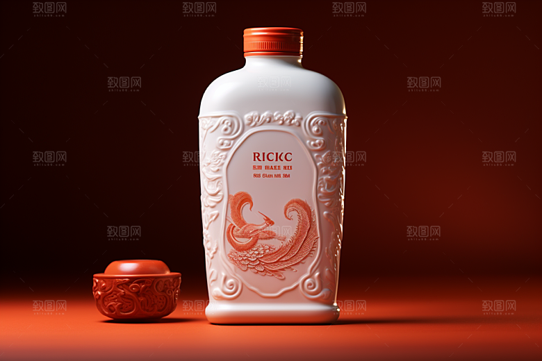 美酒酒杯酒具摄影图