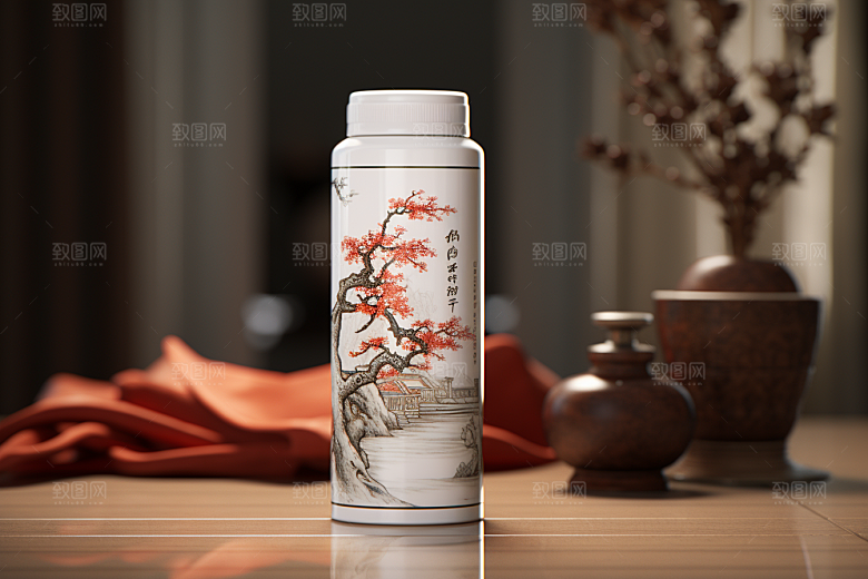 美酒酒杯高清摄影图