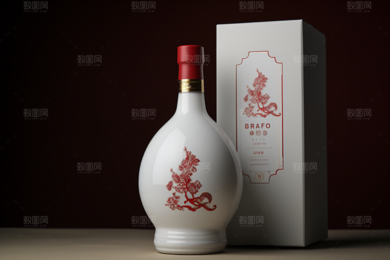 美酒酒器品酒摄影图