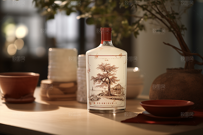 美酒饮品酒具摄影图